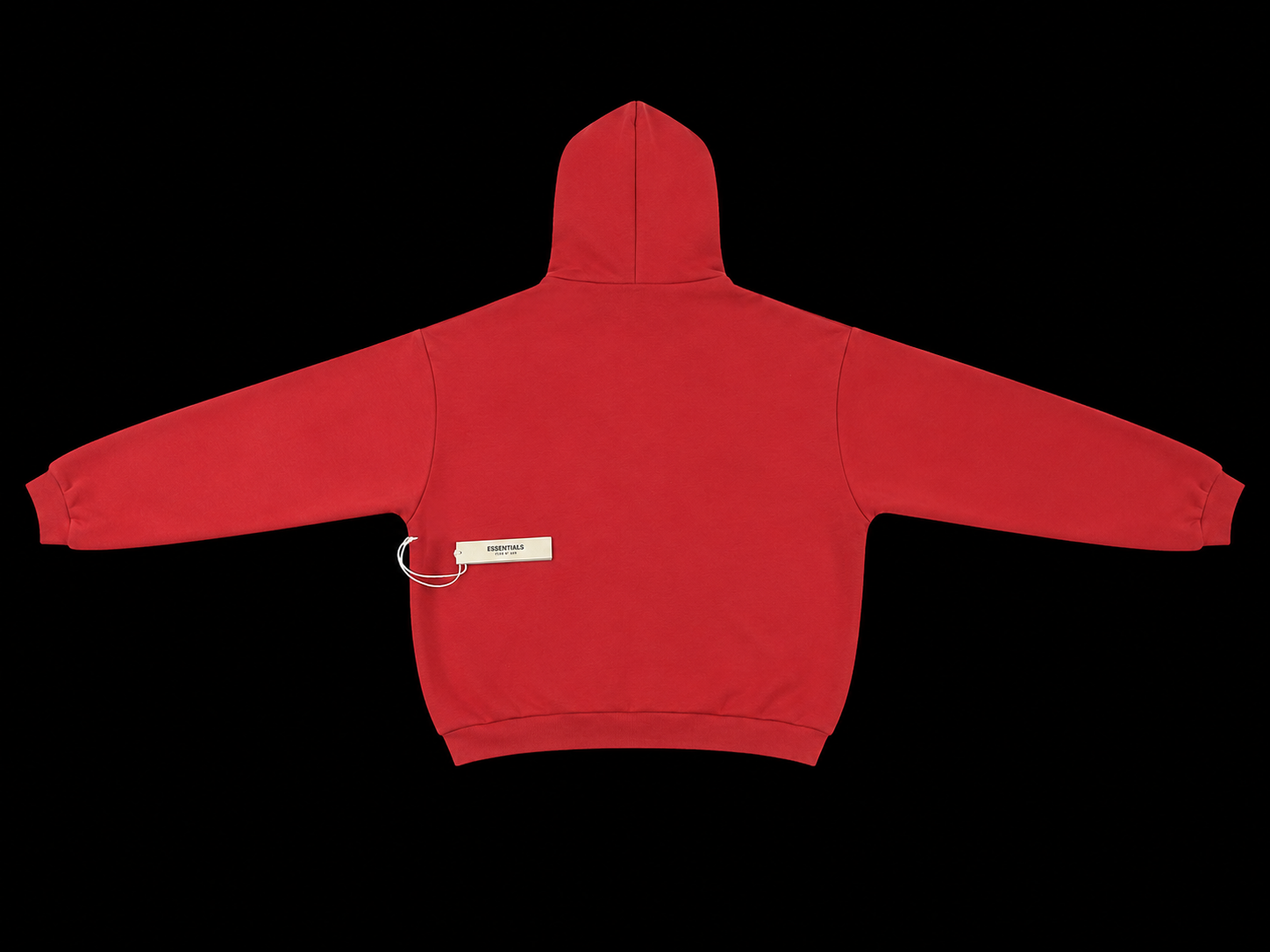 Fear of God Essentials Hoodie | Crimson | Mens | Size: XS