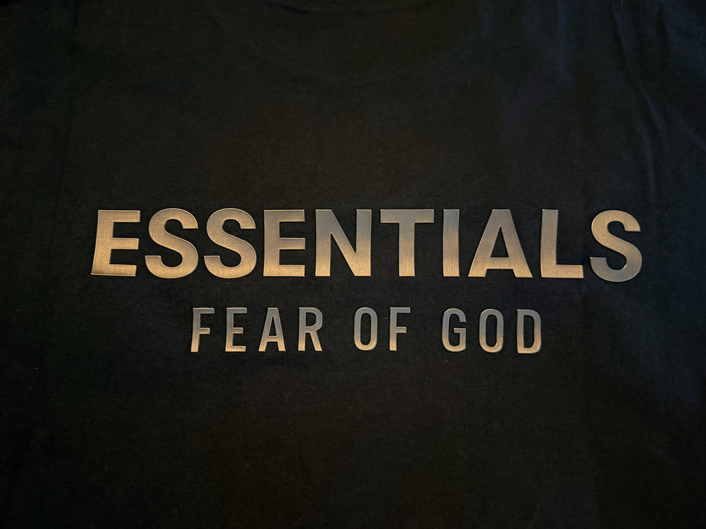 Fear of God Essentials Jet Black Classic Tee | Mens | Size: S