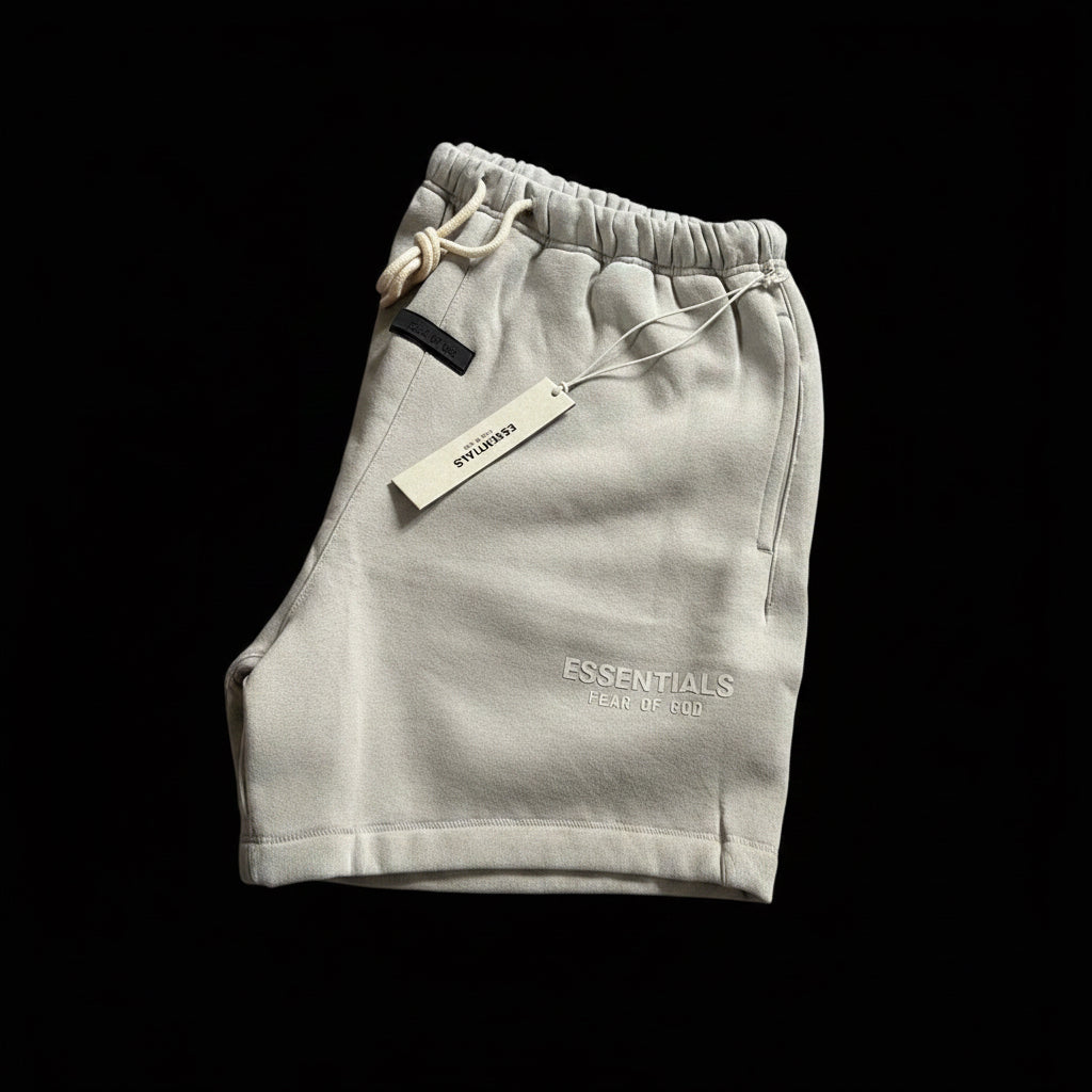 Fear of God Essentials Sweatshorts | Silver | Mens | Size: M