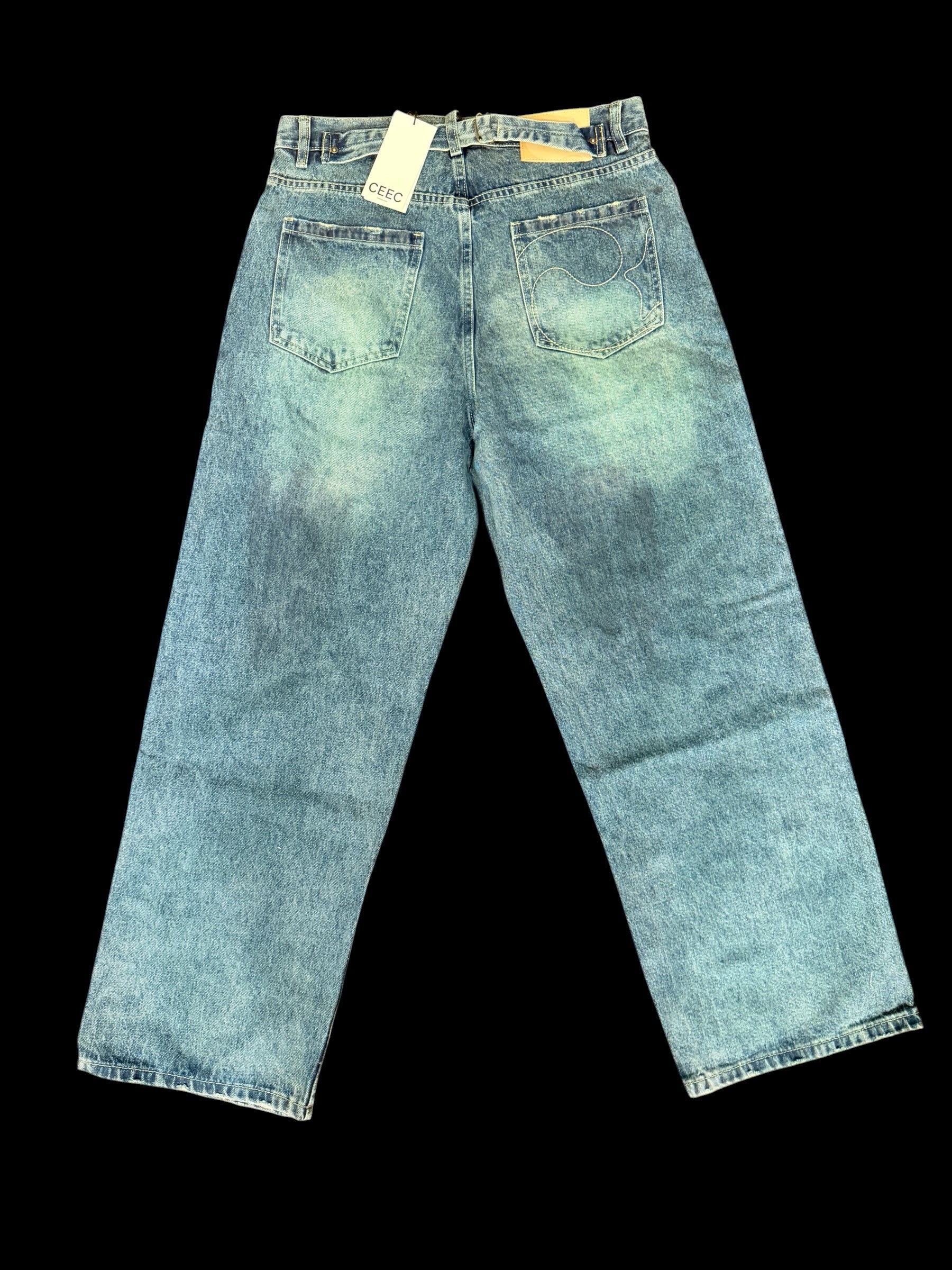 CEEC LA Vintage Wash Denim Jeans | Relaxed Fit
