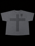 Kanye West Vultures Cross Tee | Washed Black Mens | Size: S