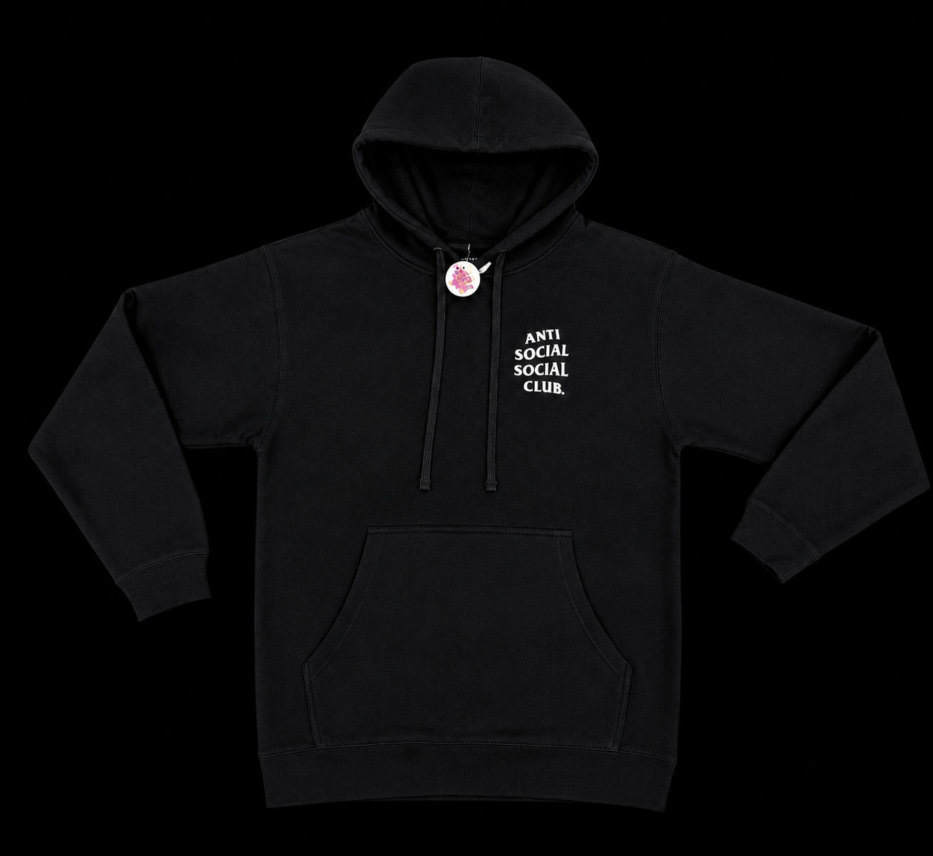 Anti Social Social Club Floral Hoodie | Black | Mens | Size: L